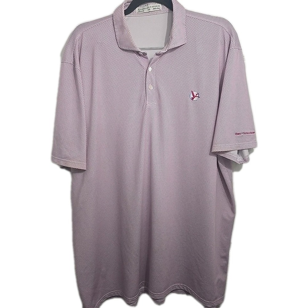 Holderness & Bourne Tailored Fit‎ Size XXL Goose Logo Red Blue Polo